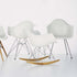 Cadeira de Braços em Plástico Eames DAX / Base Cromada